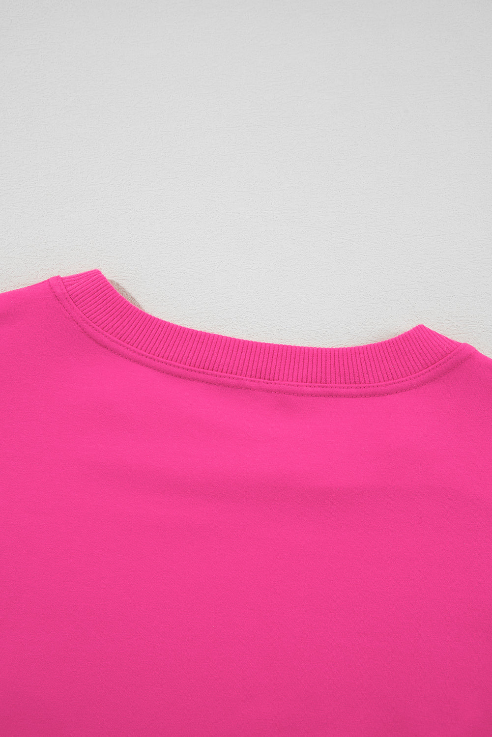 Roze rode sweatshirt poplin mini-jurk