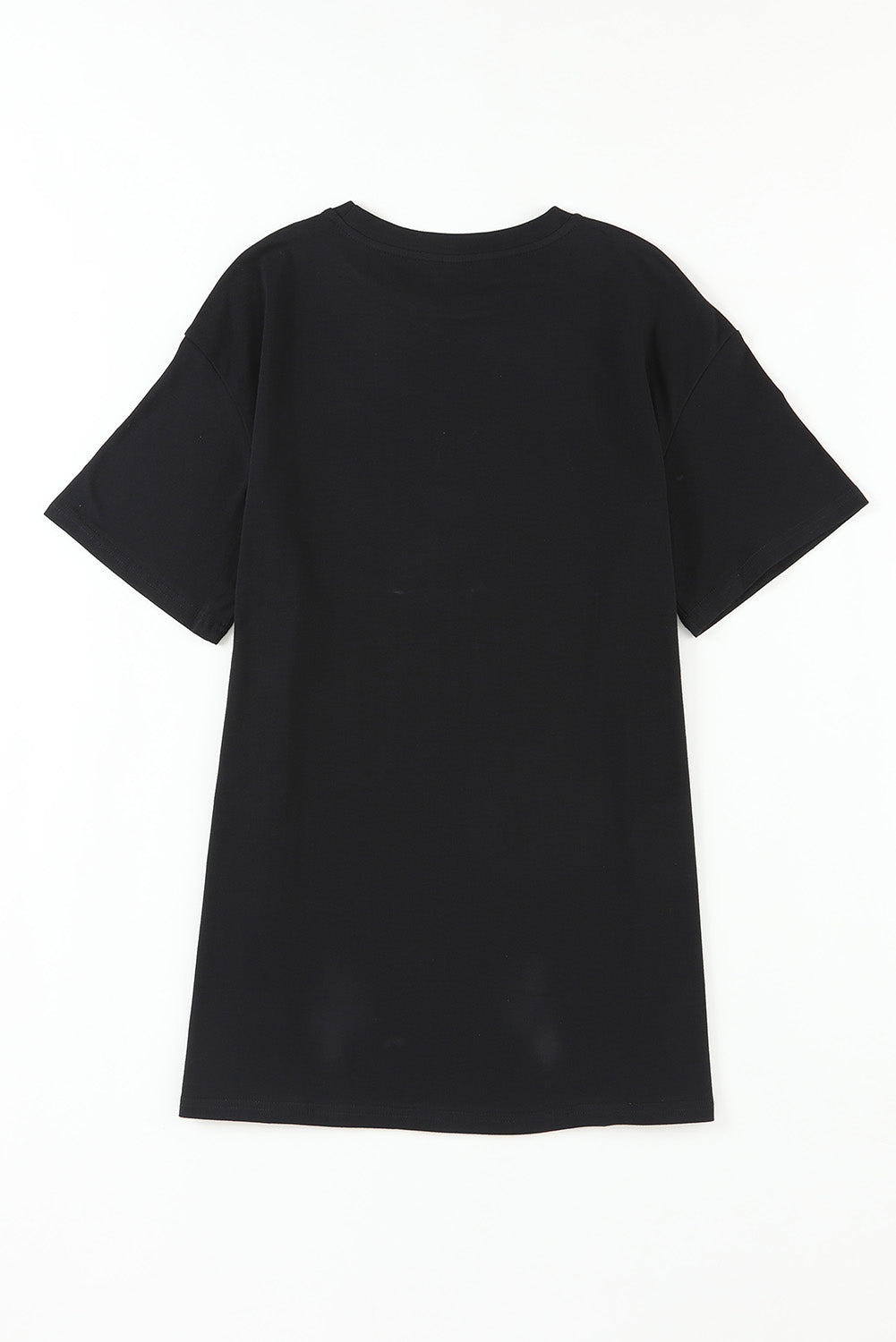 Zwart WALLEN grafische oversized T-shirt met koeienschedel