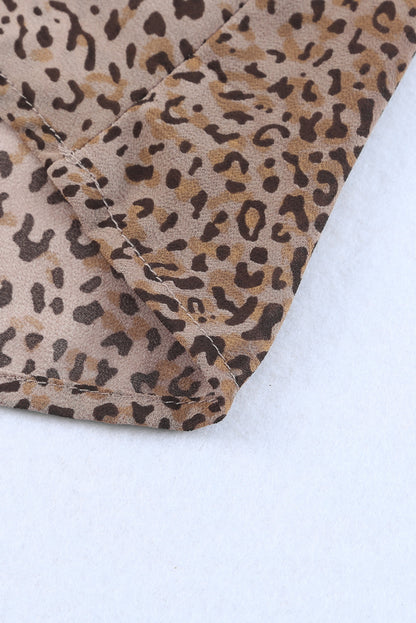 Shift-tanktop met cheetah-print en luipaardprint