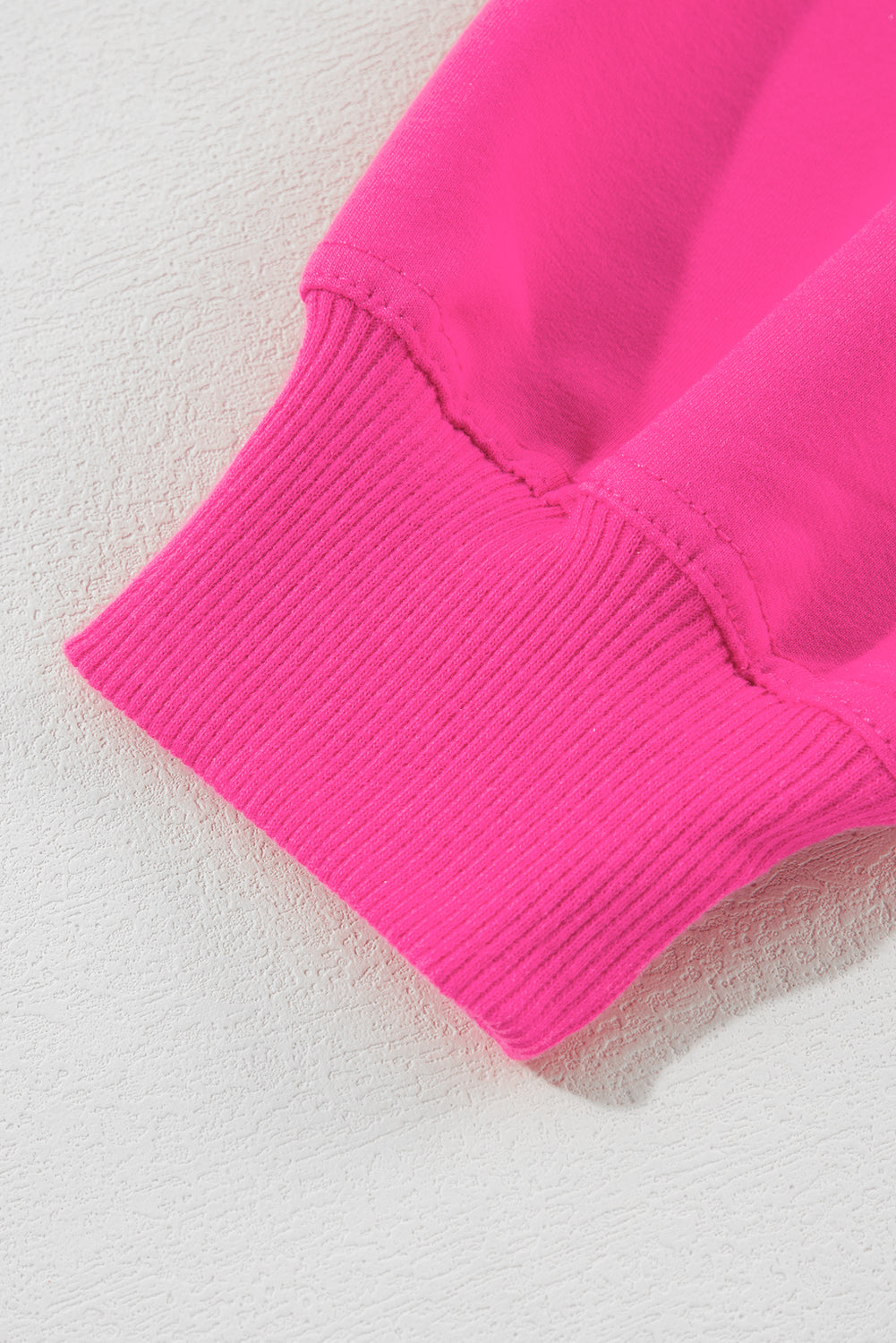 Roze rode sweatshirt poplin mini-jurk