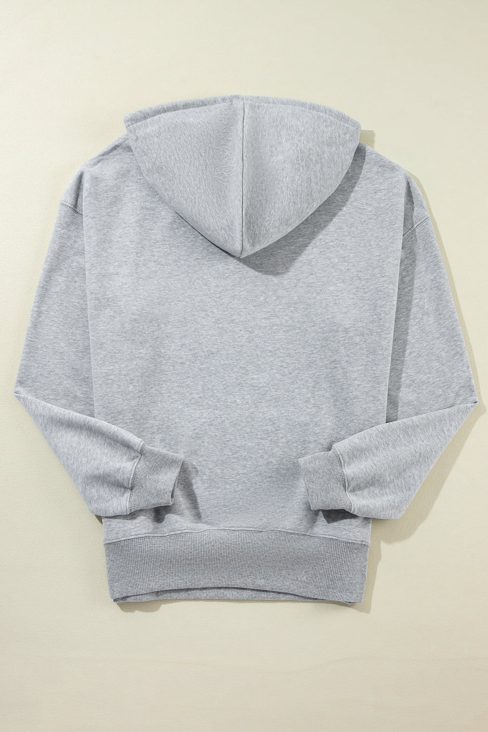 Valerian Fleece Lined Kangaroo Pocket Drawstring Chunky Hoodie